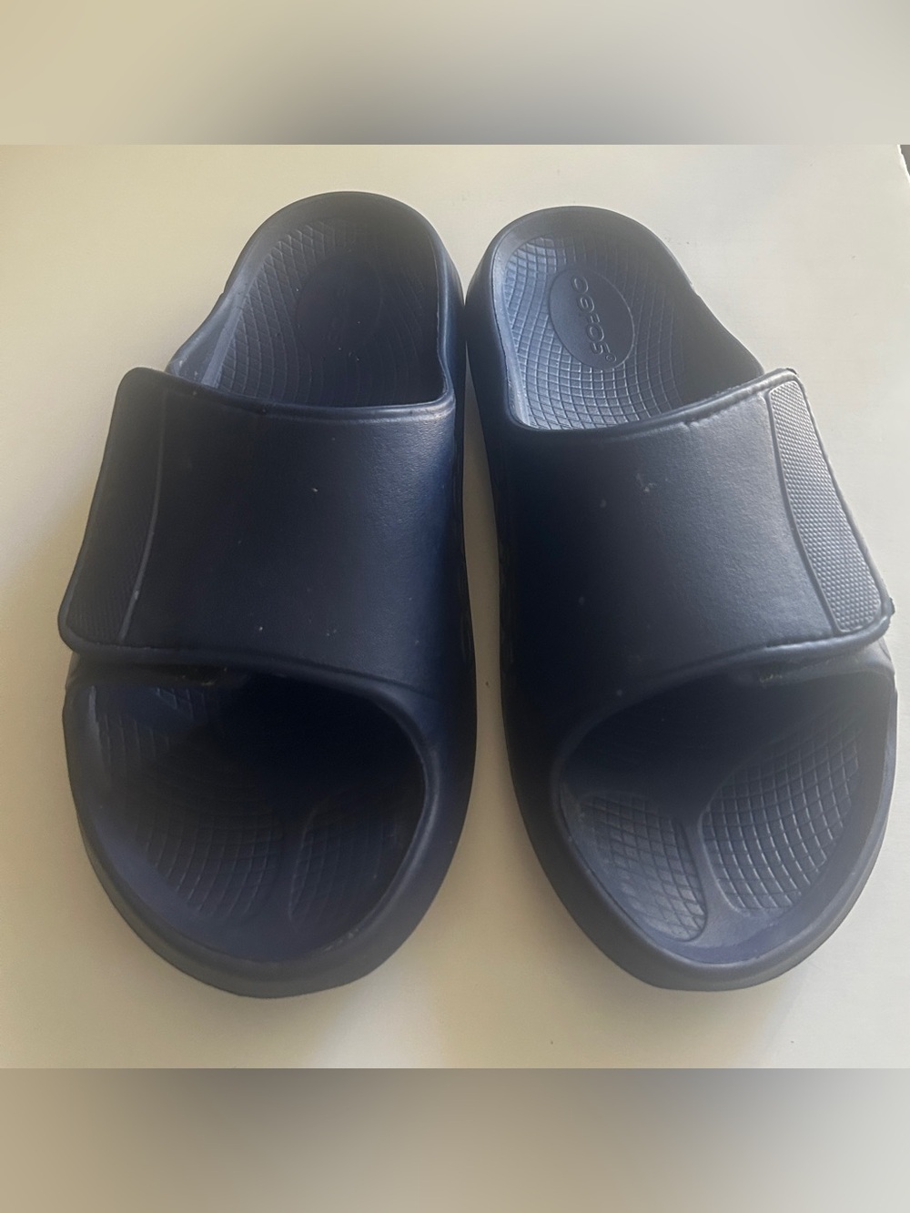 Oofos Ooahh Sport Flex Slides Sandals Size M12 W14 Comfort Recovery